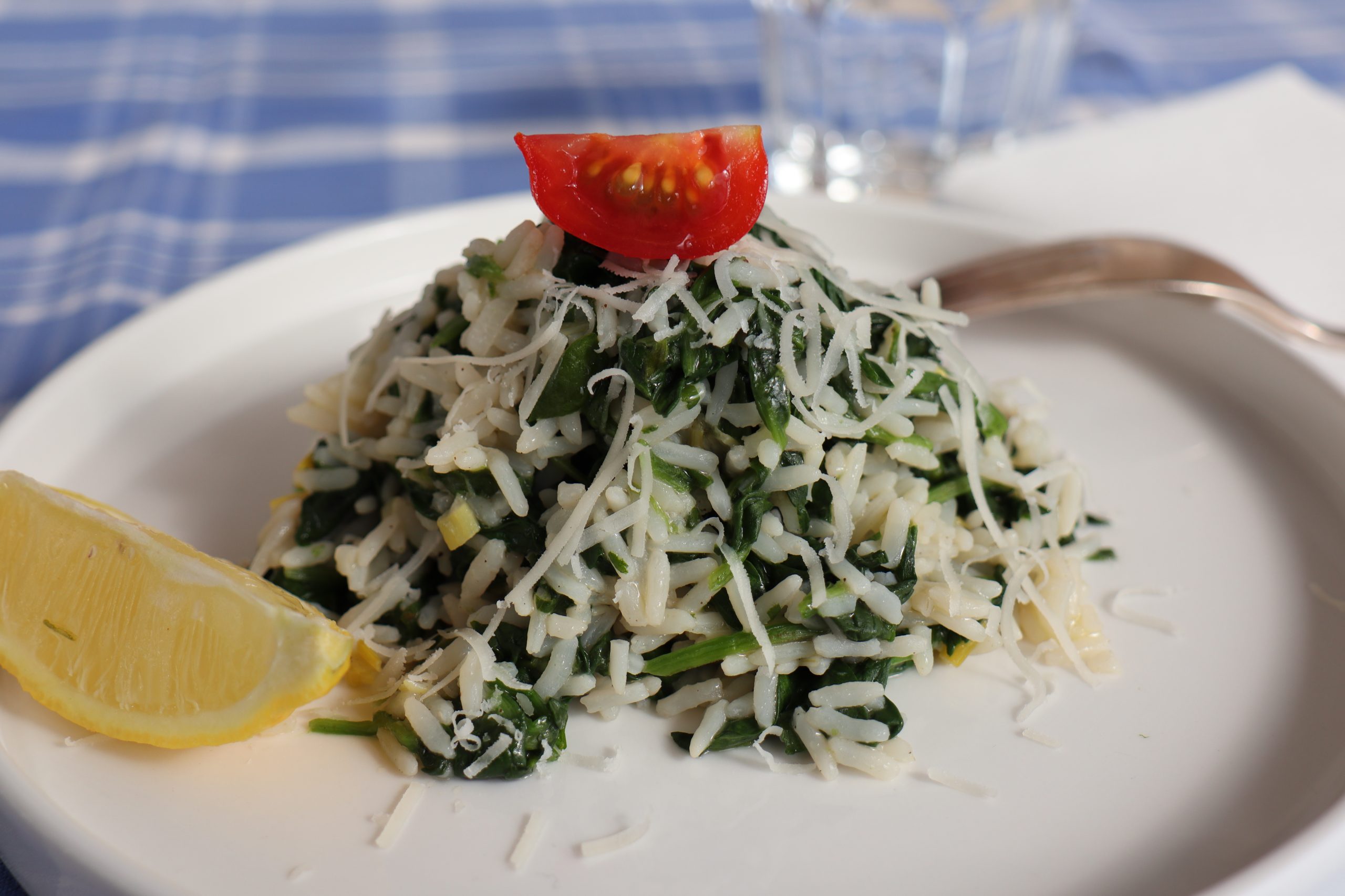 Spanakoriso- Reis mit Spinat aus Griechenland - Cherrys Blog
